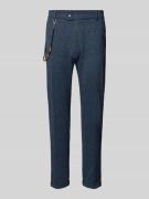 CG - Club of Gents Stoffhose mit Strukturmuster Modell 'Conn' in Dunke...