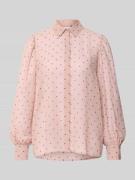 Jake*s Collection Hemdbluse mit verdeckter Knopfleiste in Rosa, Größe ...