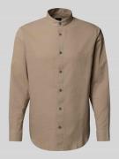 ARMANI EXCHANGE Freizeithemd mit Knopfleiste in Beige, Größe L