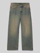 Jack & Jones Baggy Jeans im Used-Look Modell 'ALEX' in Blau, Größe 140