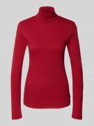 Marc O'Polo Denim Slim Fit Rollkragenpullover aus Baumwoll-Mix in Rot,...
