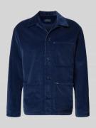 Polo Ralph Lauren Hemdjacke mit Eingrifftaschen in Marine, Größe L