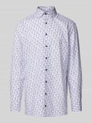 OLYMP Modern Fit Business-Hemd mit Kentkragen in Rose, Größe 45