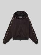 Calvin Klein Jeans Sweatjacke mit Kapuze in Black, Größe 140