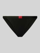 HUGO Panty mit Label Patch in Black, Größe L