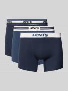 Levi's® Boxershorts mit elastischem Logo-Bund im 3er-Pack in Marine, G...