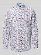 Christian Berg Men Freizeithemd mit Knopfleiste in Dunkelorange, Größe...