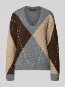 Vero Moda Oversized Strickpullover mit Woll-Anteil Modell 'BLISS LS' i...