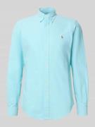Polo Ralph Lauren Freizeithemd mit Knopfleiste in Helltuerkis, Größe L