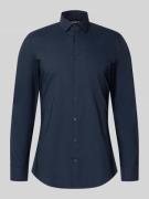 Jake*s Super Slim Fit Business-Hemd mit Kentkragen in Marine, Größe 37...