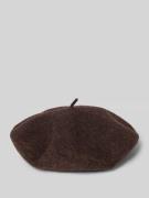 Loevenich Baskenmütze aus reiner Wolle in Dunkelbraun, Größe 1