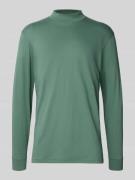 RAGMAN Longsleeve mit gerippten Abschlüssen in Oliv, Größe L