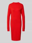 Christian Berg Woman Knielanges Kleid mit Rundhalsausschnitt in Hellro...