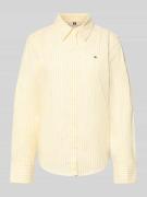 Tommy Hilfiger Regular Fit Hemdbluse aus Baumwoll-Mix in Hellgelb, Grö...