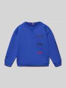 Tommy Hilfiger Kids Regular Fit Sweatshirt aus Baumwoll-Mix in Royal, ...