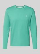 Marc O'Polo Shaped Fit Langarmshirt aus reiner Baumwolle in Gruen, Grö...