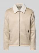 Only & Sons Regular Fit Bomberjacke mit Kunstfellkragen Modell 'ROYCE'...