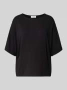 s.Oliver RED LABEL Comfort Fit T-Shirt aus Viskose-Mix in BLACK, Größe...