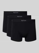 PAUL SMITH Trunks mit elastischem Logo-Bund im 3er-Pack in Black, Größ...