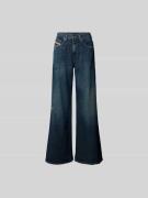 Diesel Wide Fit Jeans mit 5-Pocket-Design in Dunkelblau, Größe 25
