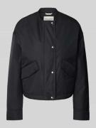 Marc O'Polo Relaxed Fit Bomberjacke mit Pattentaschen in Black, Größe ...