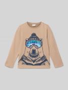 s.Oliver RED LABEL Regular Fit Langarmshirt aus reiner Baumwolle in Be...