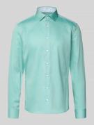 SEIDENSTICKER Slim Fit Business Hemd aus Baumwolle mit Kentkragen in H...
