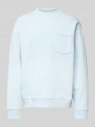 BLKVIS Sweatshirt mit Brusttasche in Hellblau, Größe XXL