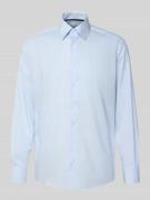 ETERNA Comfort Fit Business-Hemd aus Baumwolle mit Kentkragen in Bleu,...