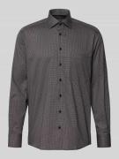 ETERNA Comfort Fit Businesshemd aus Baumwolle mit Kentkragen in Black,...