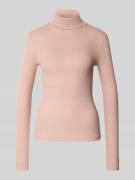 Jake*s Collection Longsleeve mit Rollkragen in Rosa, Größe L