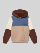 s.Oliver RED LABEL Regular Fit Hoodie aus Baumwoll-Mix in Beige, Größe...