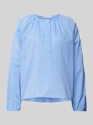 OPUS Regular Fit Bluse mit Rundhalsausschnitt Modell 'Fidora' in Blau,...