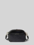 Hey Marly Handtasche mit Label-Applikation Modell 'Mate Croco' in Blac...