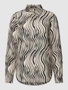 OPUS Bluse mit Allover-Muster Modell 'Falkine' in Beige, Größe 40