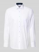 ETERNA Regular Fit Businesshemd aus Baumwolle mit Kentkragen in Weiss,...