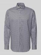 ETERNA Regular Fit Businesshemd aus Baumwolle mit Kentkragen in Marine...