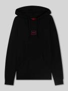 HUGO Regular Fit Hoodie aus Baumwoll-Mix Modell 'LAZE' in Black, Größe...