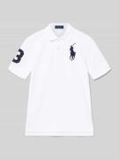 Polo Ralph Lauren Teens Poloshirt mit Label-Stitching in Weiss, Größe ...