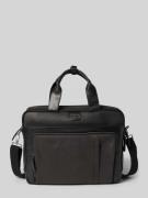 Strellson Laptoptasche aus echtem Leder in BLACK, Größe 1