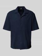 BOSS Freizeithemd mit Reverskragen Modell 'LARS' in Marine, Größe L