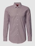 HUGO Freizeithemd mit Allover-Label Modell 'Kenno' in Weiss, Größe 38