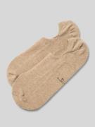 camano Socken mit geripptem Abschluss im 2er-Pack in Beige Melange, Gr...