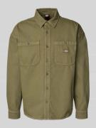 Dickies Relaxed Fit Jeanshemd mit Brusttaschen Modell 'HOUSTON' in Oli...