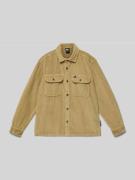 Quiksilver Freizeithemd mit Knopfleiste in Camel, Größe 164