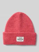 MADS NØRGAARD Mütze aus Schurwoll-Mix mit Label-Patch Modell 'Tosca An...