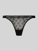 HUGO String mit Spitze Modell 'SARTORIAL' in Black, Größe M