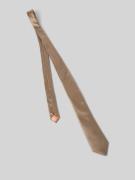 Monti Krawatte aus reiner Seide (6 cm) in Camel, Größe 1