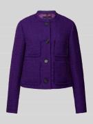 Windsor Blazer mit Knopfleiste in Purple, Größe 34