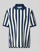 Carhartt Work In Progress Poloshirt mit kurzer Knopfleiste in Dunkelbl...